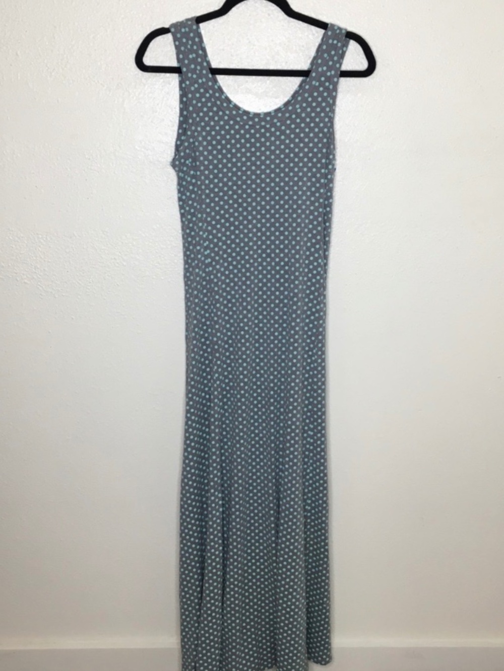 Soft Surroundings Polka Dot Maxi Dress M